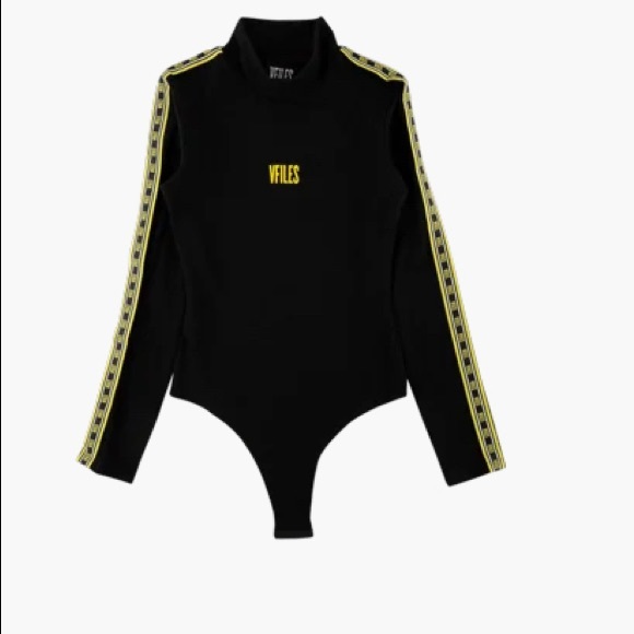 vfiles Tops - Vfiles Logo Tape Bodysuit